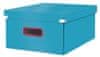 Univerzální krabice Click&Store COSY, velikost L (A3) klidná modrá