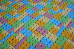 Dywany Lusczów Dětský kusový koberec LEGO zelený, velikost 200x400