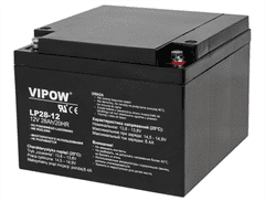 sapro Baterie olověná 12V / 28Ah Vipow LP-2812 gelový akumulátor