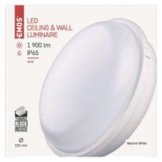 Emos EMOS Lighting LED přisazené svítidlo, kruhové bílé 20W neutrální b., IP65 1539722000