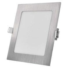 Emos EMOS LED podhledové svítidlo NEXXO stříbrné, 17,5 x 17,5 cm, 12,5 W, teplá/neutrální bílá ZD2233