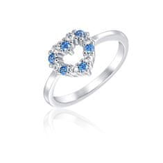 JVD Romantický stříbrný prsten se zirkony SVLR0434SH2BM (Obvod 52 mm)