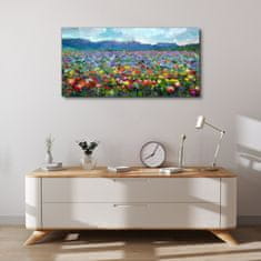 COLORAY.CZ Obraz na plátně Moderní přírodní květiny 100x50 cm