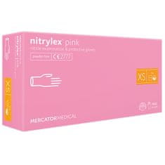 MERCATOR MEDICAL Nitrylex PINK rukavice-velikost XS