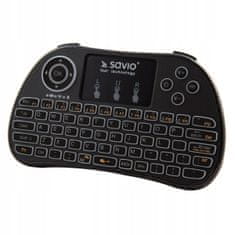 SAVIO Bezdrátová klávesnice pro Smart TV KW-01 černá