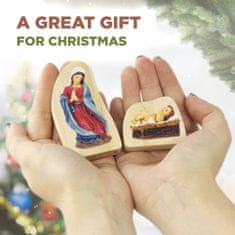 Ulanik Dřevěná sada „Vánoční betlém“