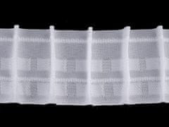 Kraftika 50m ílá záclonovka šíře 50mm tužkové řasení, záclonovky