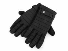 Kraftika 1pár (vel. 2xl) černá pánské prošívané rukavice