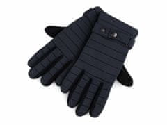 Kraftika 1pár (vel. xl) modrá tmavá pánské prošívané rukavice