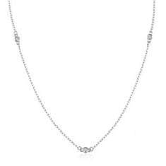 SPERKY4U Stříbrný náhrdelník s čirými zirkony
