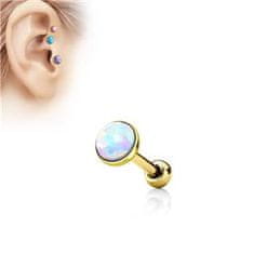 SPERKY4U Zlacená cartilage piercing do ucha