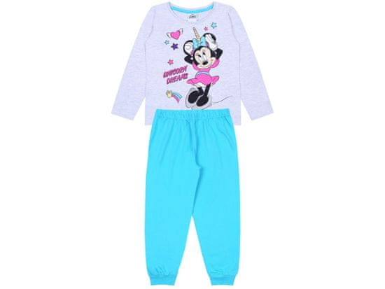 sarcia.eu DISNEY Minnie Mouse Šedé a tyrkysové pyžamo pro dívky 3 let 98 cm