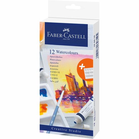 Faber-Castell Akvarelové barvy v tubě set 12 barevné