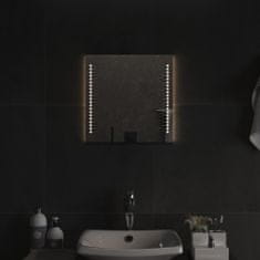 Greatstore Koupelnové zrcadlo s LED osvětlením 40 x 40 cm