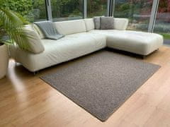 eoshop Kusový koberec Porto hnědý (Varianta: Kruh 57 cm)