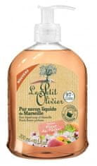 Le Petit Olivier Pure Liquid Soap of Marseille - Peach Flower Perfume 300 ml