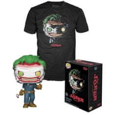 Funko POP!  Set triko(M) a figurka DC Comics - Joker (Death of the Family) Exclusive 15cm