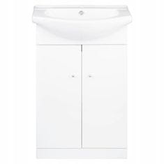 Deftrans Koupelnová skříňka s umyvadlem 50 stojící bílý