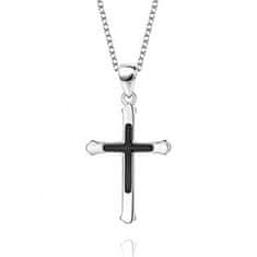 NUBIS Střibrný náhrdelník s křížkem