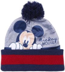 CurePink Zimní čepice, rukavice a šála Mickey Mouse: Character (univerzální)