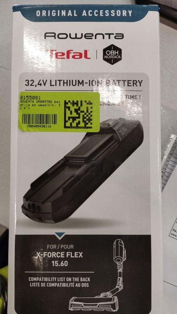 Rowenta lithium-iontová baterie ZR009702 pro Rowenta RH99