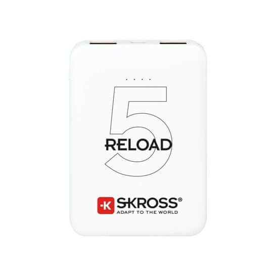 Skross powerbank Reload 5, 5 000mAh, 2x USB-A, DN55