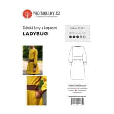 Prošikulky Střih dětské šaty LADYBUG | 80-164 - Česky