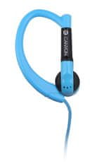 Canyon stereo sluchátka CEP-3 Jazzy s mikrofonem, kovová, 1.2m, modrozelená