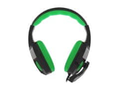 Genesis Herní stereo sluchátka Argon 100,zelená, 1x jack 4-pin