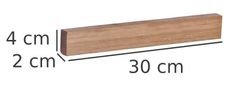 Zeller Magnetický držák na nože, 100% bambus