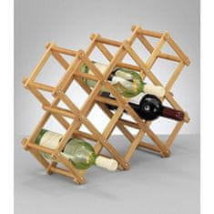 Zeller Bambusový stojan na víno - 10 lahví