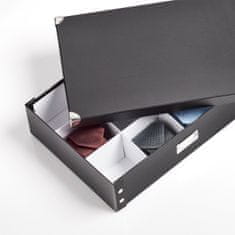 Zeller Box na kravaty a opasky - organizér, barva černá