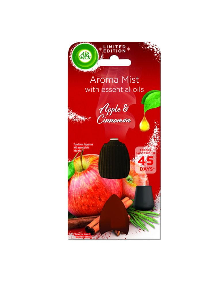 Levně Air wick náplň pro aroma difuzér - Hřejivá vůně skořice a jablka 20ml