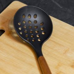 Excellent Houseware Kuchyňská lžíce na odstraňování vodního akáciové dřevo 31,5 cm