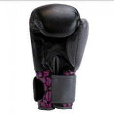 Noah SUPER PRO Dětské Boxerské rukavice Leopard - černo/růžové