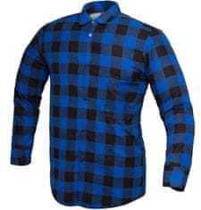 ROCKER Modrá flanelová košile, polská velikost xxl