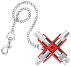 Knipex Univerzální klíč pro všechny standardní rozváděče.
