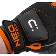 NEO Magnetické pracovní rukavice bez prstů, velikost 10