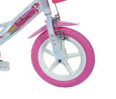 Dino bikes Dětské kolo Dino 124GLN bílá+růžový potisk 12" 2022
