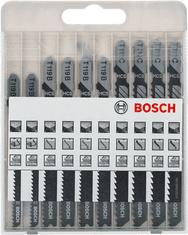 Bosch Sada pilových listů 10ks na dřevo