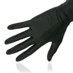 Nitrilové rukavice černé velikost s