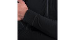Sensor MERINO ACTIVE pánské triko dl.rukáv stoják zip černá XL