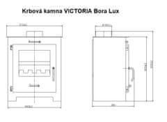Victoria krbová kamna Bora Lux