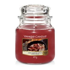 Yankee Candle vonná svíčka Crisp Campfire Apples (Jablka pečená na ohni) 411g