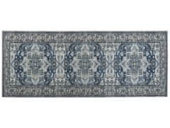 Beliani Koberec 80 x 200 cm šedý/modrý KOTTAR
