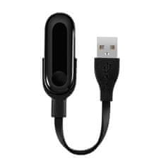Tactical USB Nabíjecí Kabel pro Xiaomi Mi Band 3 - Černá KP29121