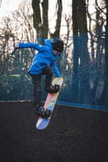Switch Boards Trampoline Board 95cm + Vázání + Překážka + Podložka pro deti - trampolínová deska jako snowboardu pro učení triků na trampolíně, dno s pěnou EVA 4mm