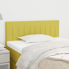 Greatstore Čelo postele zelené 80 x 5 x 78/88 cm textil