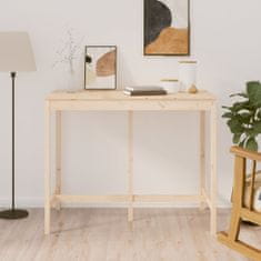 shumee Barový stolek 140 x 80 x 110 cm masivní borové dřevo