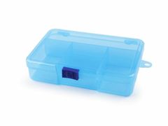 Kraftika 1ks 4 modrá plastový box / zásobník 3,3x9,5x14,5 cm